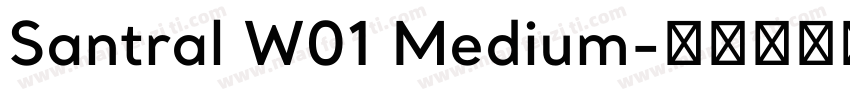 Santral W01 Medium字体转换